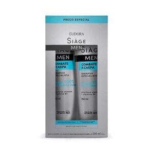 SIAGE KIT MEN 2 SH COMBATE A CASPA 250ML